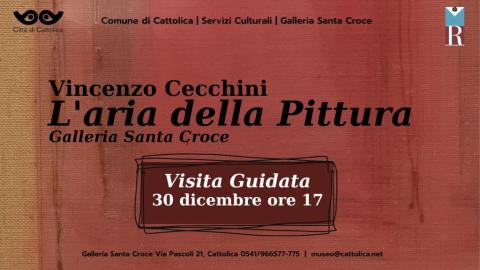 Visita guidata, Vincenzo Cecchini, pittura analitica, arte contemporanea, mostra, L'aria della pittura