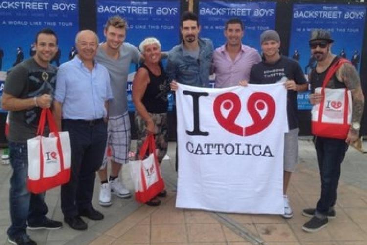 Anche i Backstreet Boys amano Cattolica