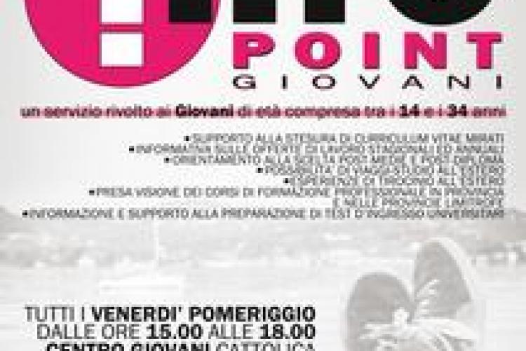 Locandina Sportello Info-point Giovani - riapertura 3 ottobre 2014
