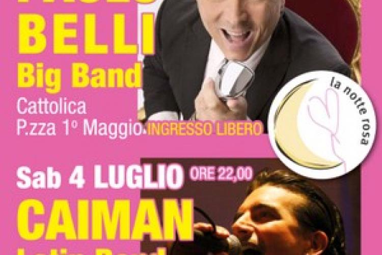 Lo strepitoso programma della NOtte Rosa a Cattolica