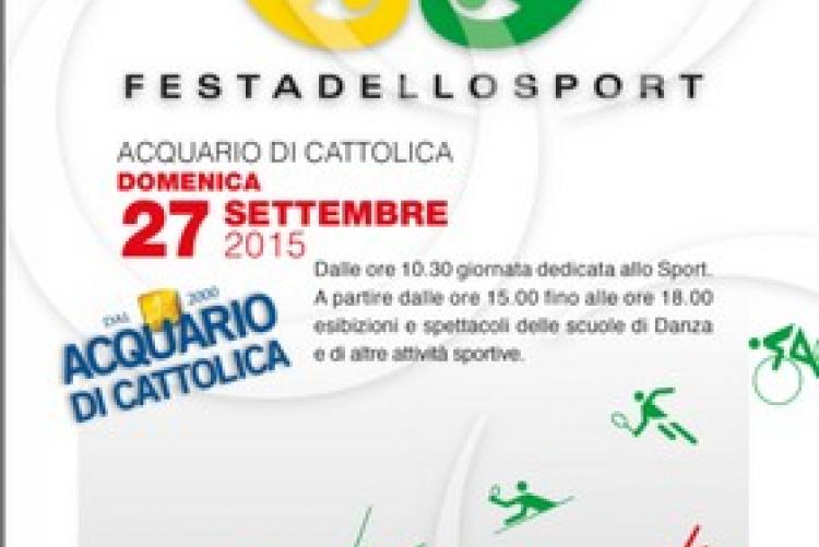 Domenica 27 settembre Fsta dello Sport all'Acquario di Cattolica