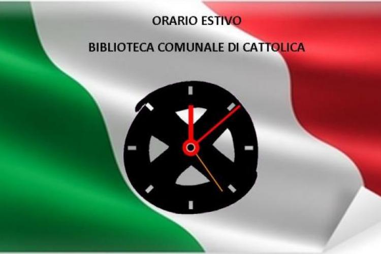 Orario estivo biblioteca comunale