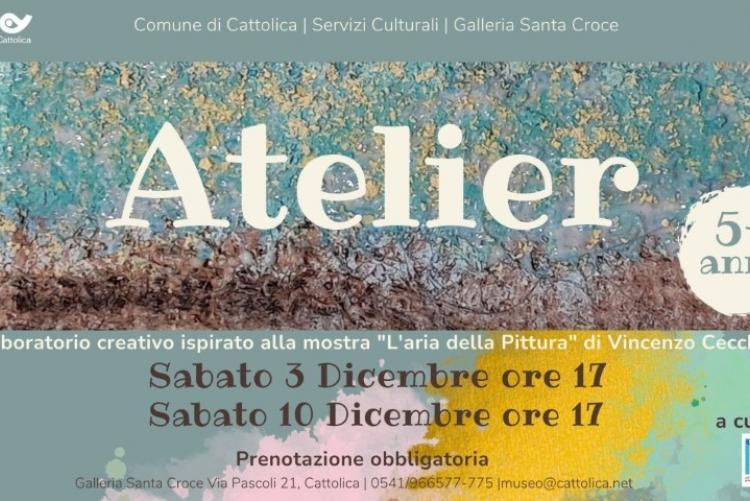 ATELIER, Laboratorio creativo, L'Aria della Pittura, Vincenzo Cecchini, Andrea Graff, gessetti, arte