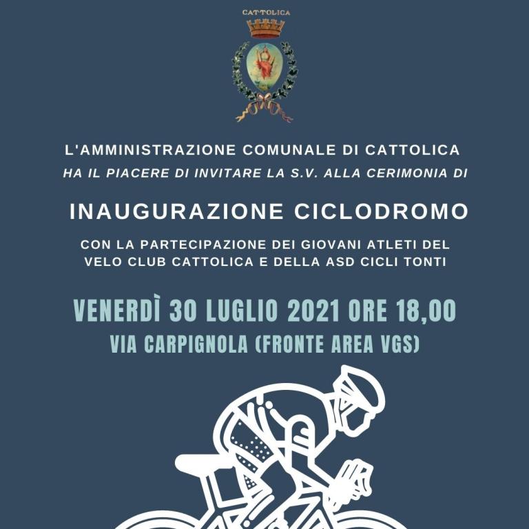 Inaugurazione Ciclodromo (Area VGS)