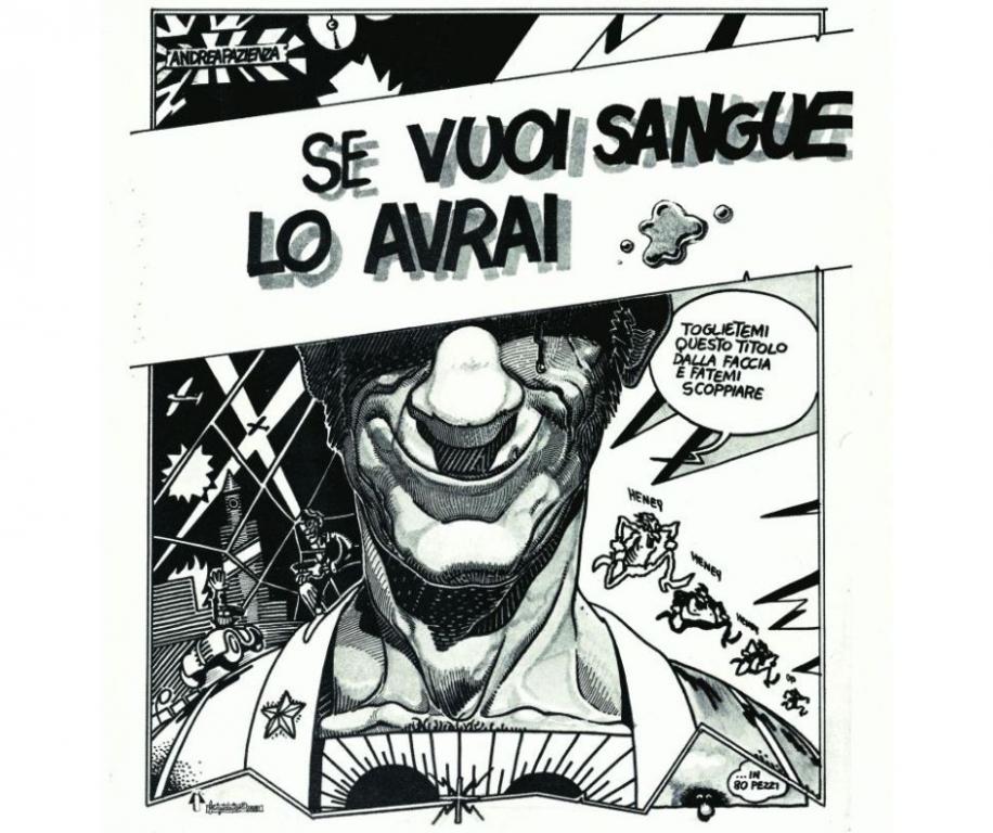 Se vuoi sangue lo avrai, Franco Giubilei, Andrea Pazienza, Milena Becci, Galleria S. Croce, Fumetto italiano