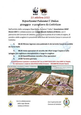 Le partecipazioni sono gratuite e coordinate dall’Associazione WWF Rimini ODV ed Oasi WWF Ca’ Brigida.