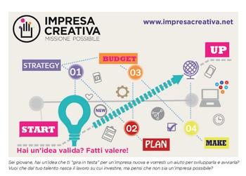 IMPRESA CREATIVA: MISSIONE POSSIBILE .-  EVENTI GRATUITI PER GIOVANI INTERESSATI A METTERSI IN PROPRIO