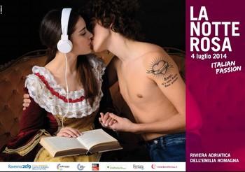 Italian Passion è il tema della NOTTE ROSA 2014 - wwek end da venerdì 4 luglio