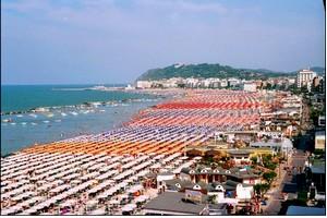 Spiaggia vista dall'alto