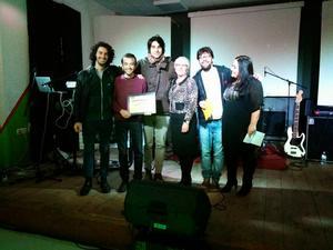 Premiazione della band vincitrice della XIII Edizione Rockattolica