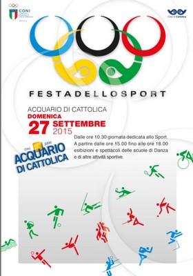 Domenica 27 settembre Fsta dello Sport all'Acquario di Cattolica