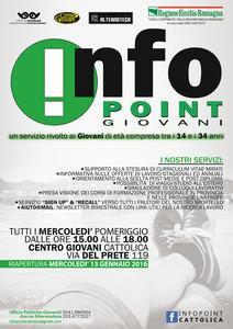 Locandina 2016 Info point Giovani