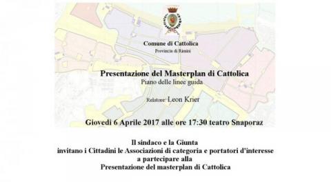 Presentazione Masterplan - Snaporaz - 6 Aprile 