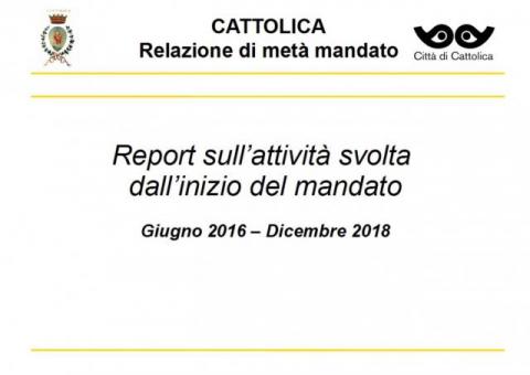 Relazione metà mandato