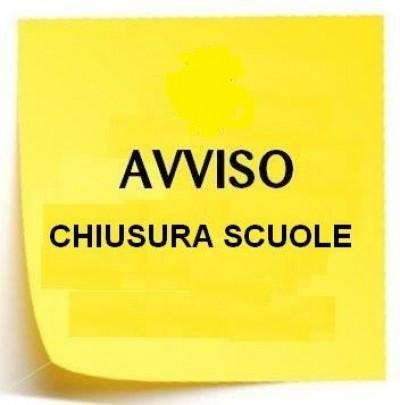 Chiusura scuole