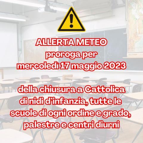 Ordinanza sindacale a seguito dell'allerta della Protezione Civile