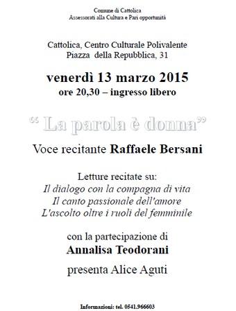 La parola è donna