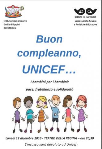 Buon compleanno UNICEF