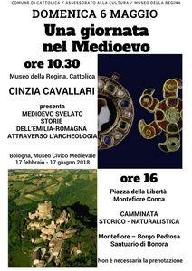 museo regina giornata medioevo svelato camminata storico naturalistica cinzia cavallari mario garattoni montefiore conca borgo pedrosa santuario bonora