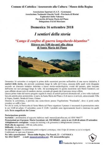 Lungo il confine di guerra longobardo-bizantino 16 settembre