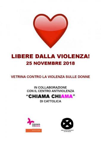 Libere dalla violenza - 25 novembre 2018