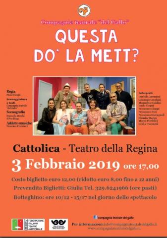 Commedia dialettale 3 febbraio 2019