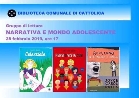 Incontro gruppo di lettura narrativa e mondo adolescente