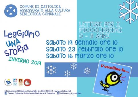 Leggiamo una storia in biblioteca per bambini da 0 a 3 anni