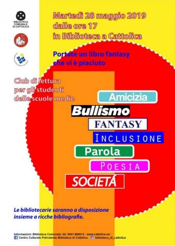 Club di lettura per gli studenti delle scuole medie