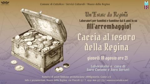 caccia la tesoro, estate da regina, pirati, laboratori, museo, didattica museale, giochi