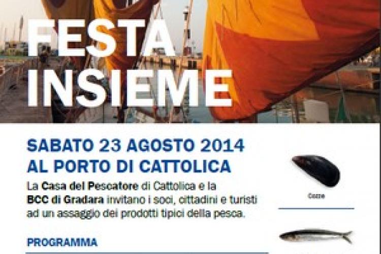 Festa insieme - sabato 23 agosto al porto di Cattolica