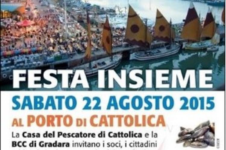 Sabato 22 agosto: FESTA INSIEME