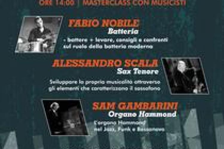 Locandina Masterclass con musicisti