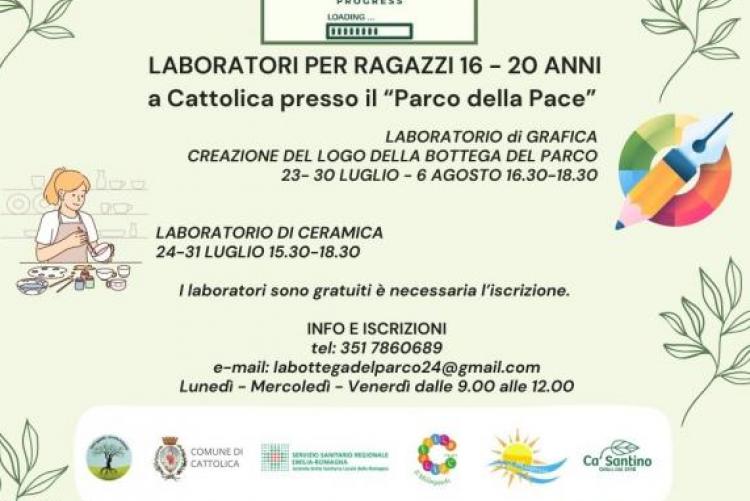 Bottega del Parco, laboratori per ragazzi 16-20 anni