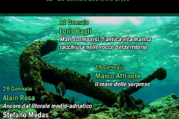 Domenica 19 gennaio prosegue la seconda serie di conferenze riunite sotto il titolo generale Il Museo studia; all'interno del breve ciclo Il mare che non ti aspetti, si colloca la conferenza di Marco Affronte, naturalista e divulgatore, il cui protagonista sarà il mare Adriatico, la sua originalità, la sua vita e biodiversità