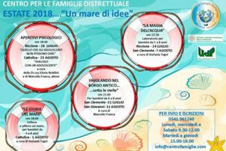 calendario iniziative centro per le Famiglie