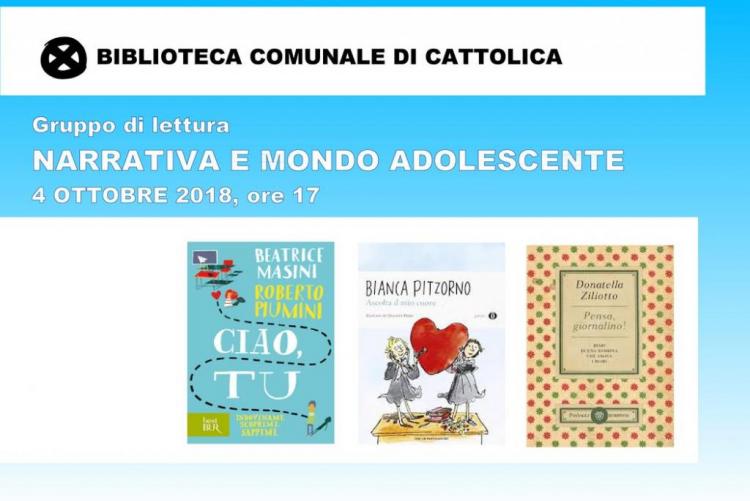Gruppo di lettura "Narrativa e mondo adolescente"