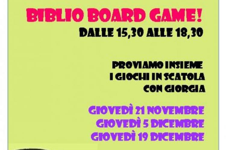 Giochi da tavolo in Biblioteca